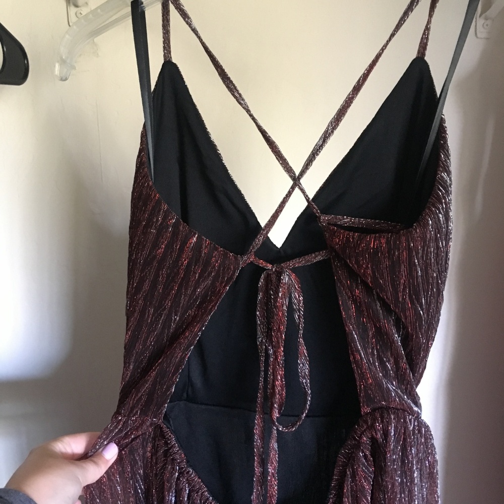 Metallic Cross Back - Nasty Gal, The Believe Dress